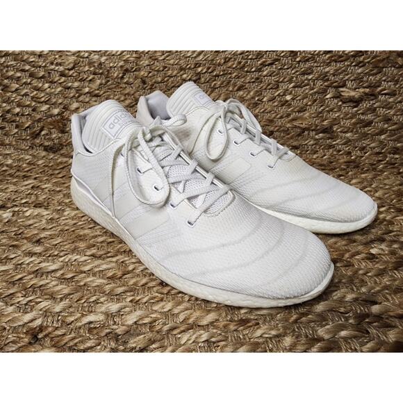 Adidas Busenitz Pure Boost LTD Athletic Shoes White White Men\'s Size 12